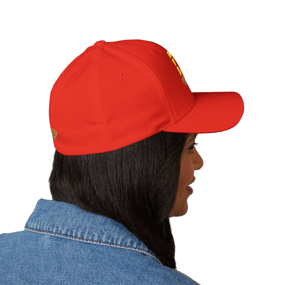 307 Wyoming Bison  - Closed-Back Structured Cap (Embroidery)