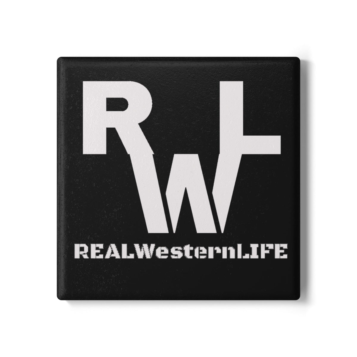 Ceramic Coaster —  Drink Coaster (Black & White) - Customize
