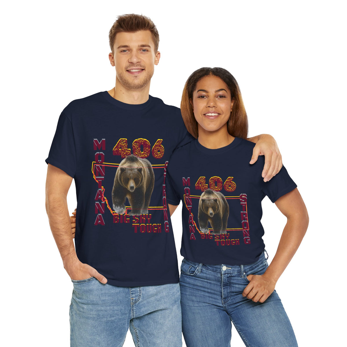 406 Montana Strong, Unisex T-Shirt LS