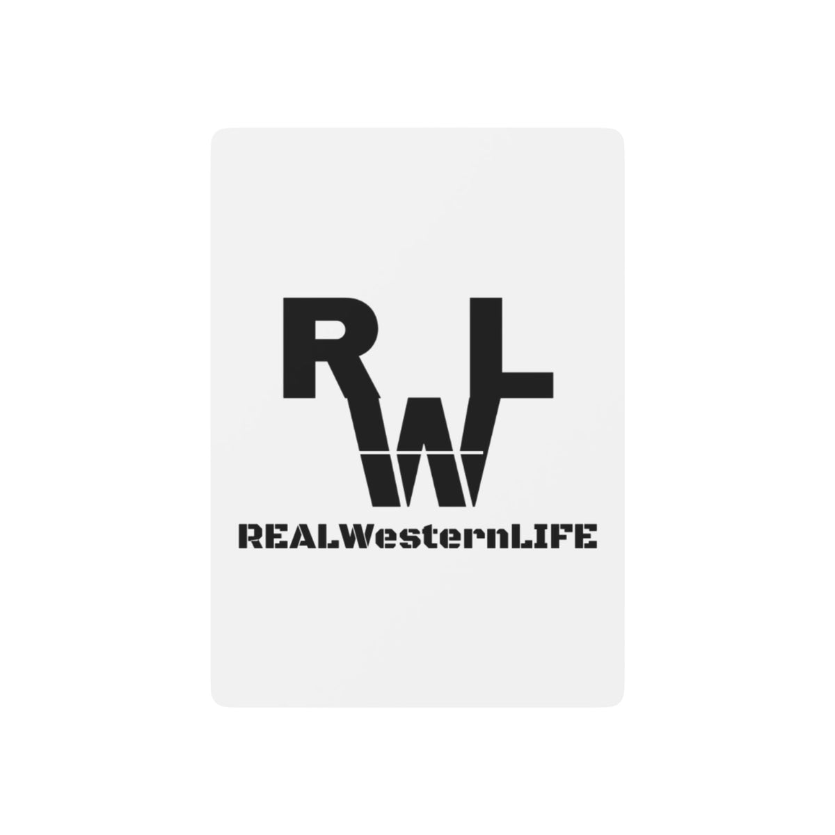 RWL Poker Playing Cards — Classic Black Spade Deck  - Customize