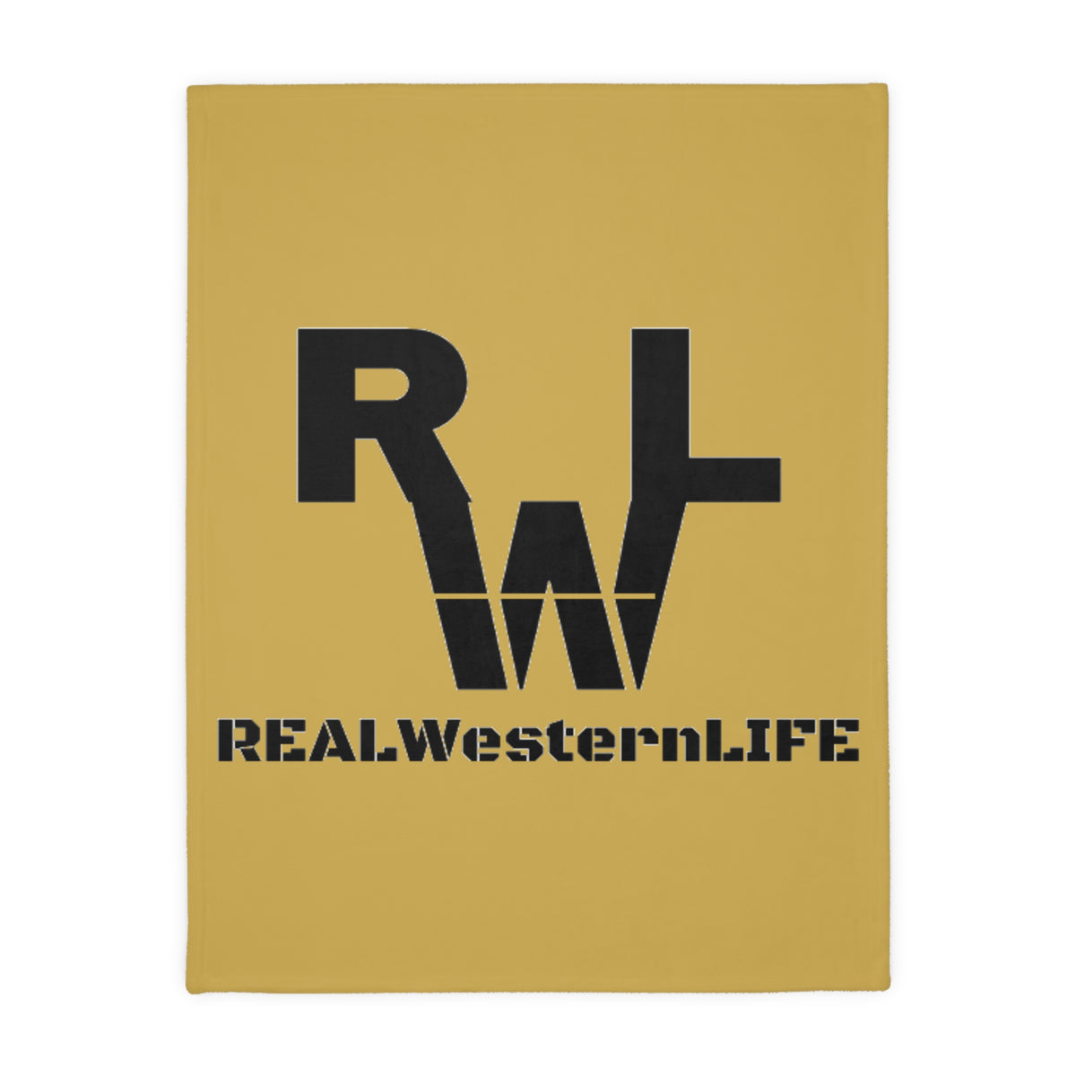 REAL Western LIFE Logo Microfiber Blanket