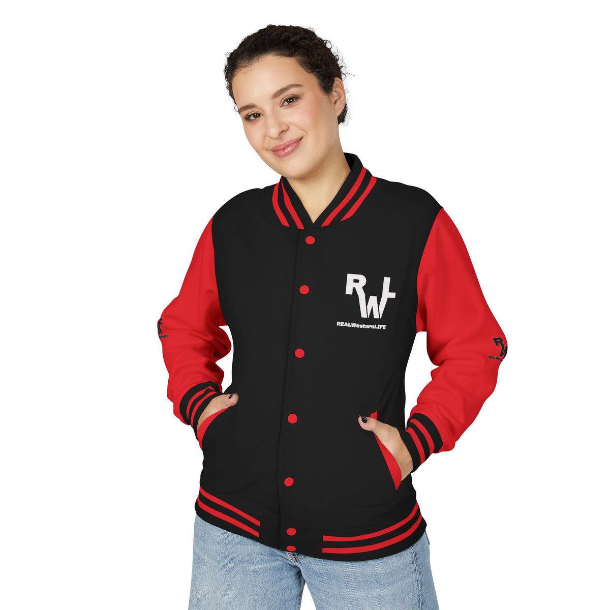 RW Real Western Life Letterman Jacket