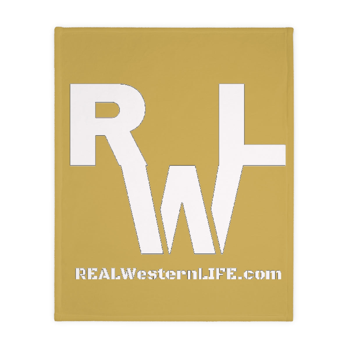REAL Western LIFE Logo Microfiber Blanket