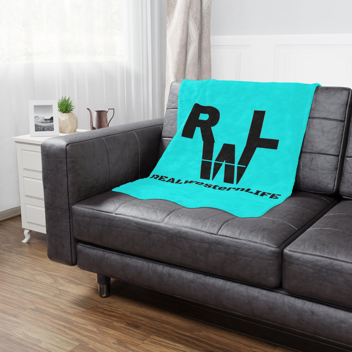 REAL.WesternLIFE Western Ranch Minky Blanket