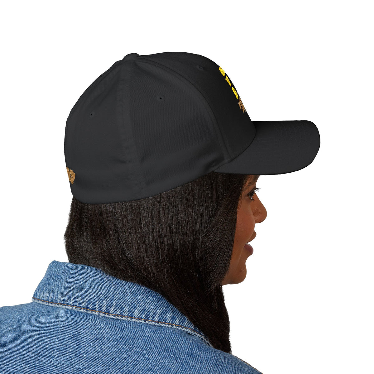 307 Wyoming Bison  - Closed-Back Structured Cap (Embroidery)