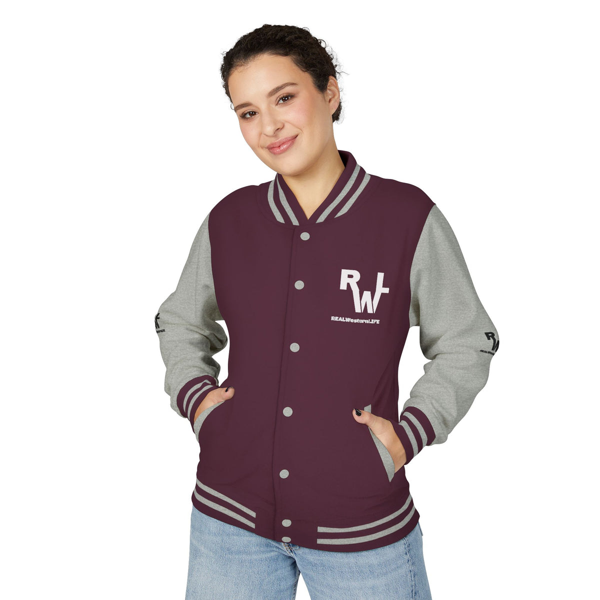 RW Real Western Life Letterman Jacket