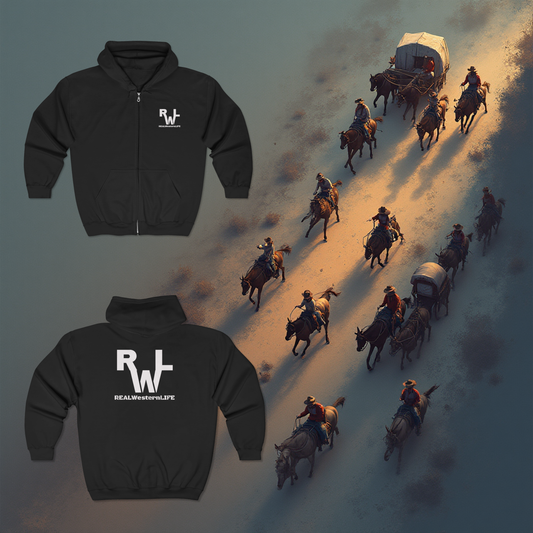 Full‑Zip Hooded Sweatshirt - Customize - Size S - 3XL