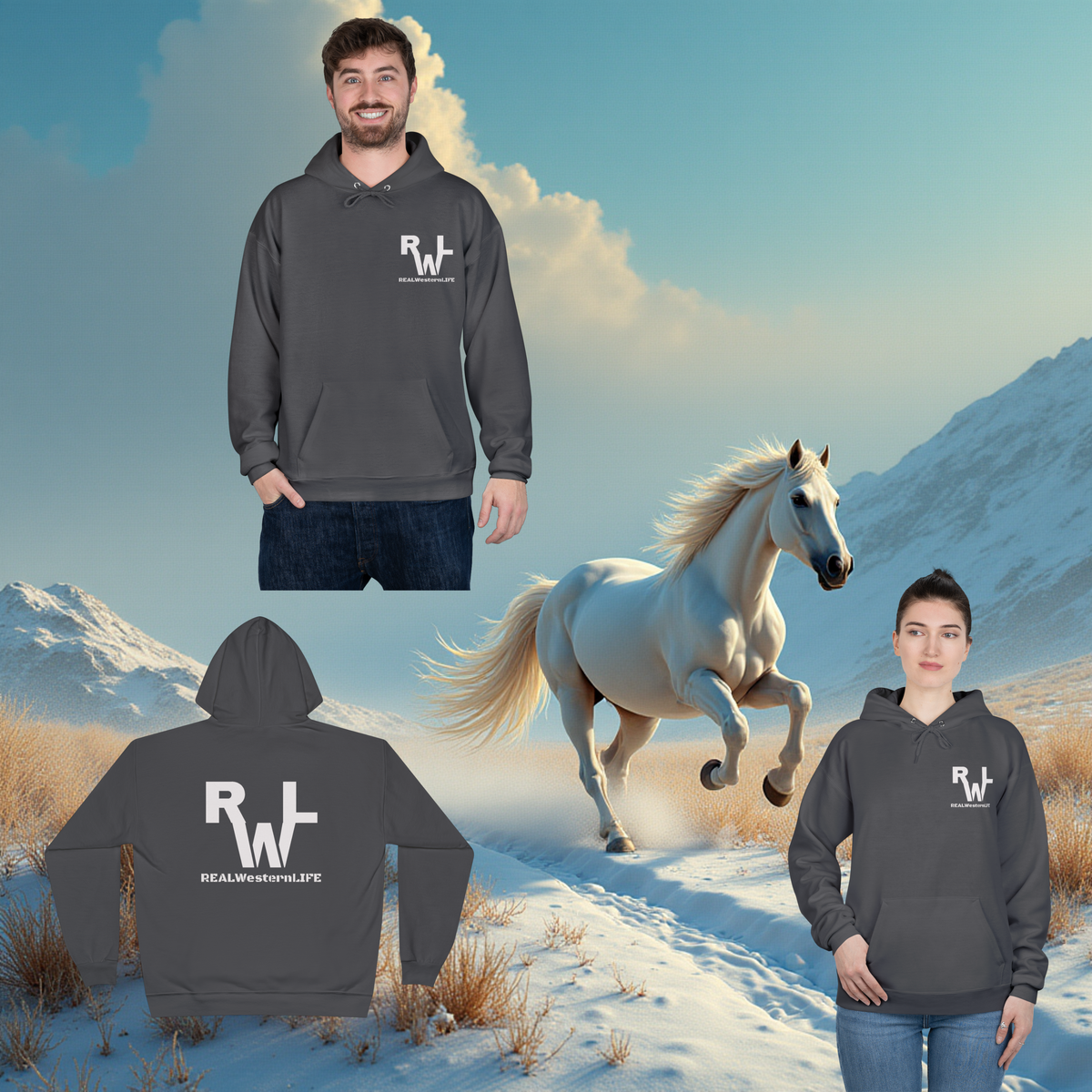 Hooded Sweatshirt - Size XL - 3XL