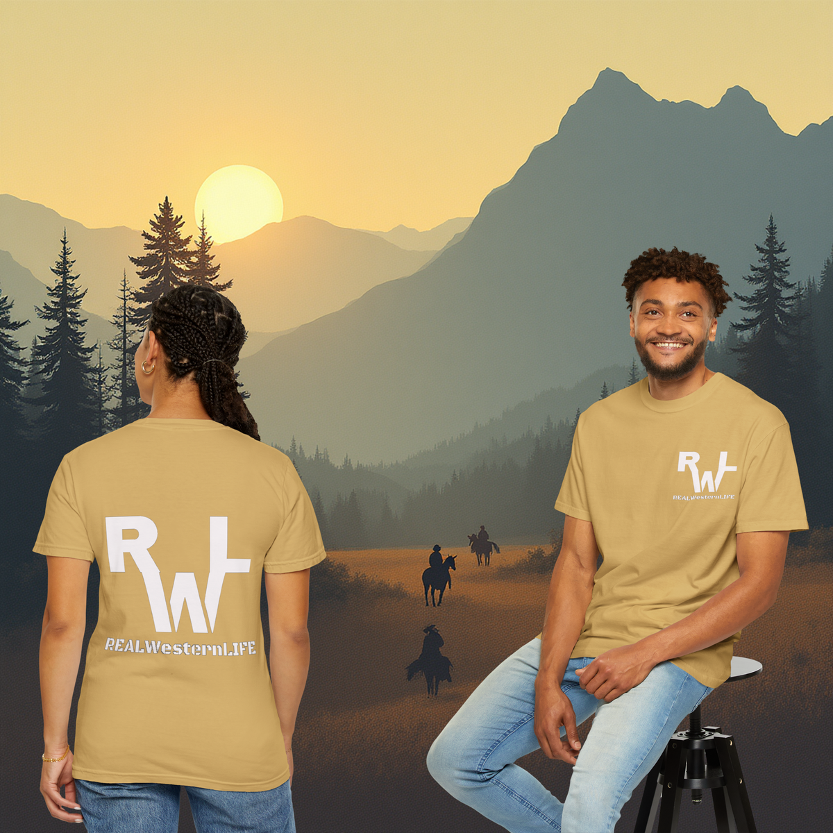 T-Shirt  Sizes S to L -Customizable  - White Brand
