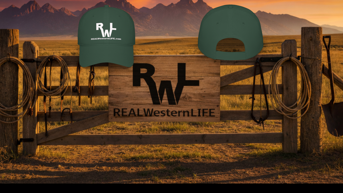 Customizable with your own Brand/Ranch name or wear with Real Western Life Branding