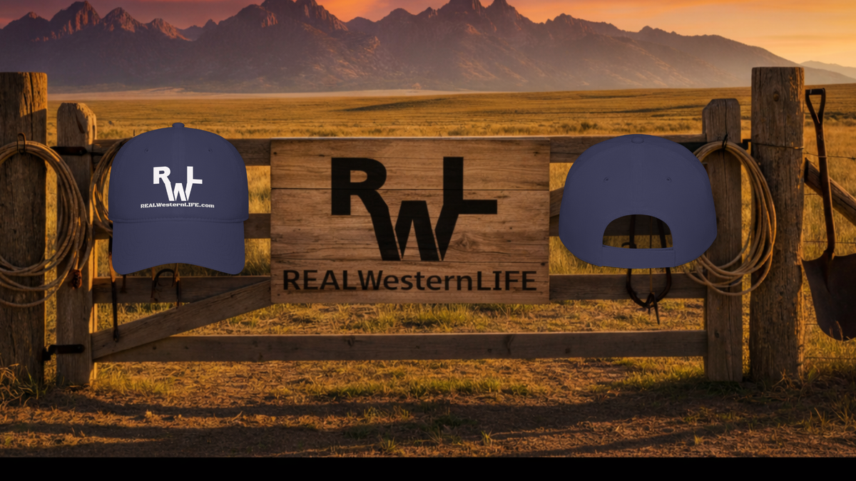 Customizable with your own Brand/Ranch name or wear with Real Western Life Branding