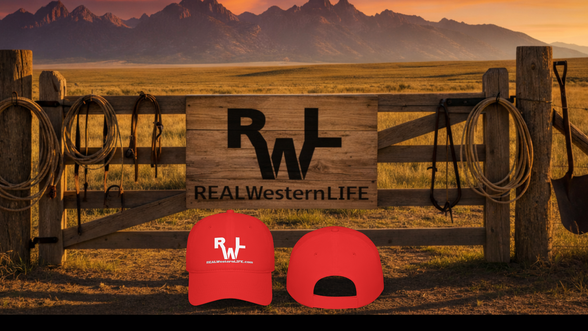 Customizable with your own Brand/Ranch name or wear with Real Western Life Branding