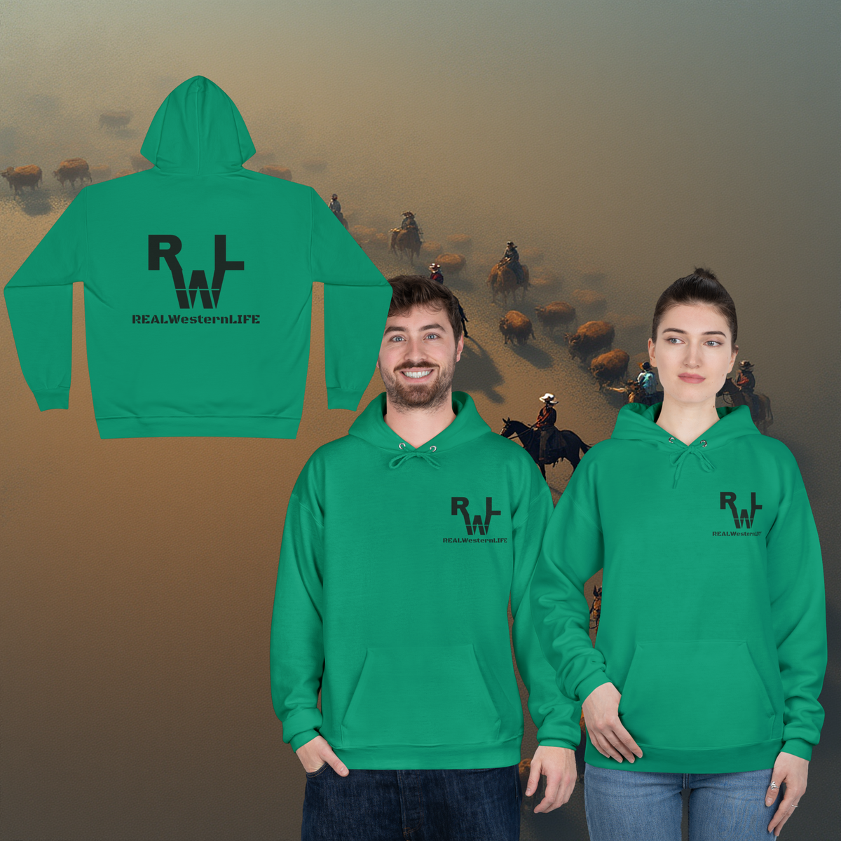 Hooded Sweatshirt, Customize - Black Brand Sizes XL - 3XL
