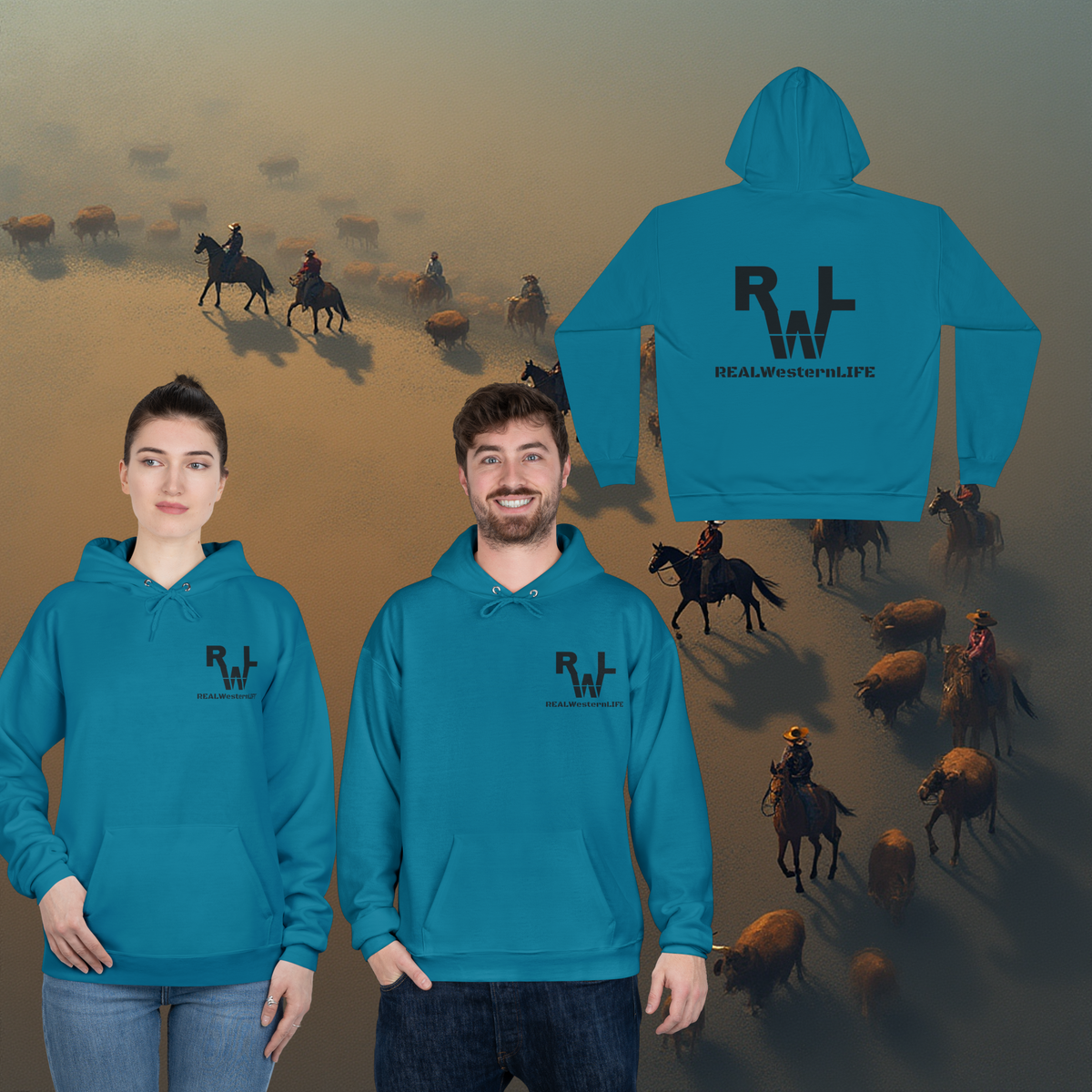 Hooded Sweatshirt, Customize - Black Brand Sizes XL - 3XL