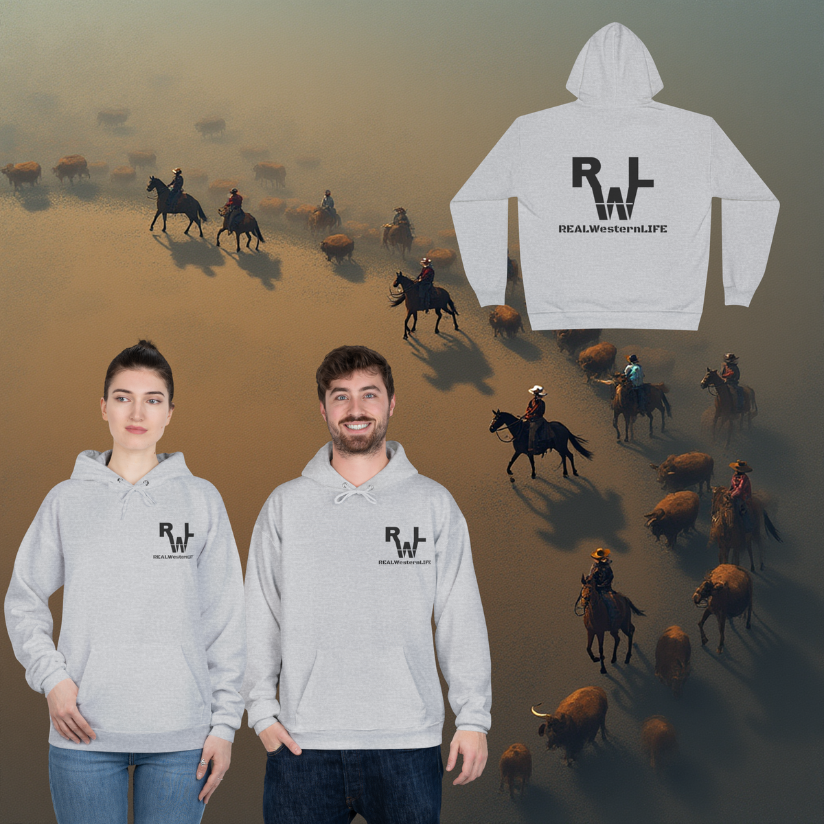 Hooded Sweatshirt, Customize - Black Brand Sizes XL - 3XL