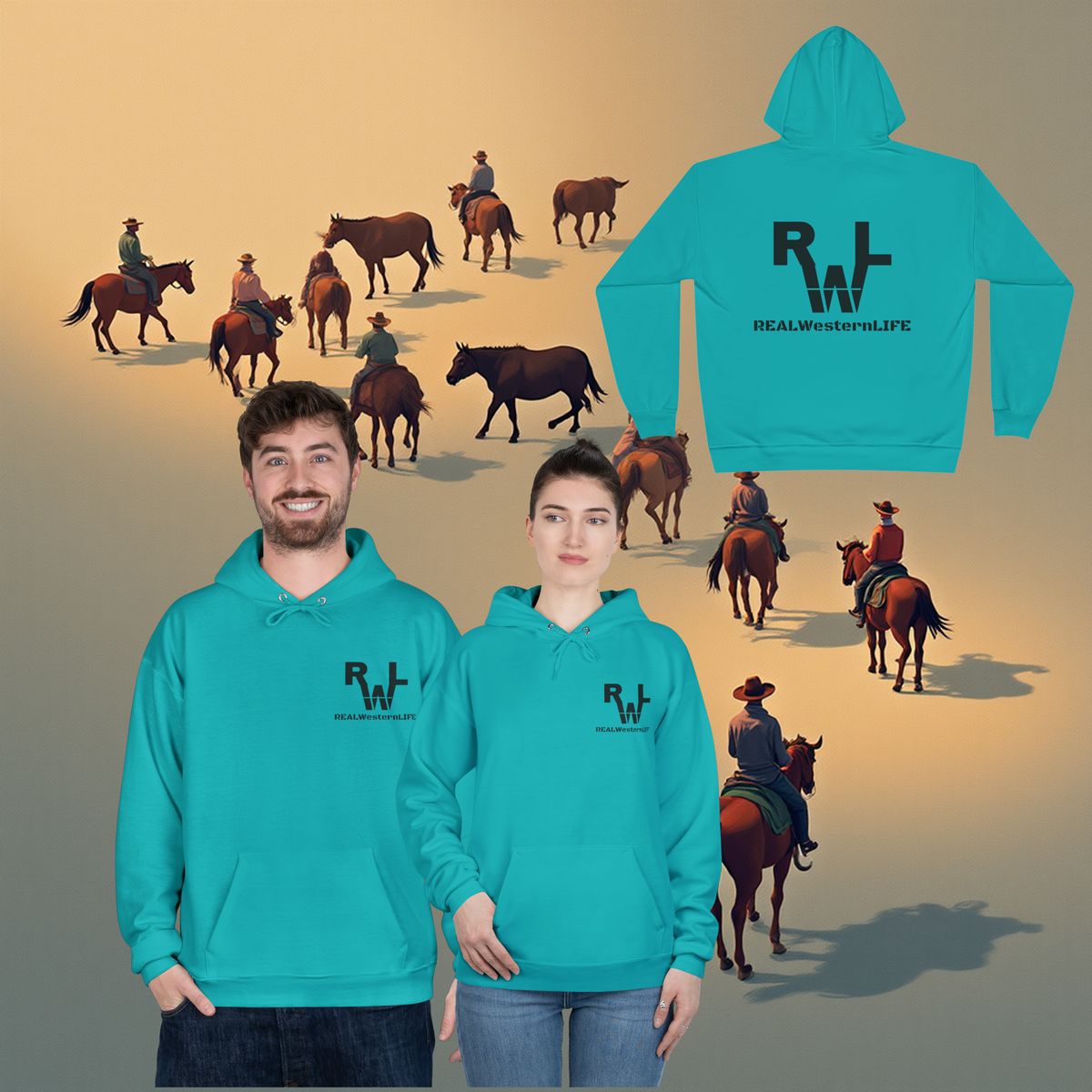 Hooded Sweatshirt, Customize - Black Brand Sizes XL - 3XL