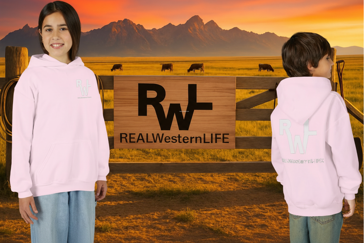 Kids Hooded Sweatshirt - Customize - White Brand - Size S - M