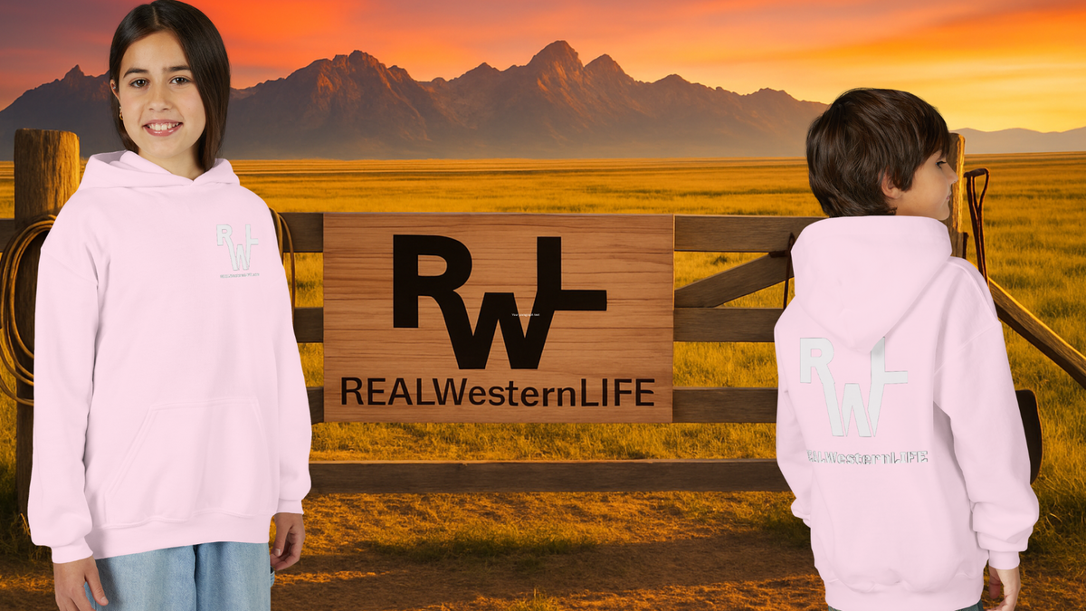 Kids Hooded Sweatshirt - Customize - White Brand - Size L - XL