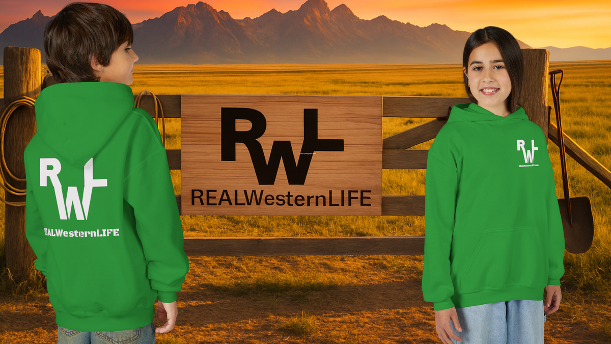 Kids Hooded Sweatshirt - Customize - White Brand - Size L - XL