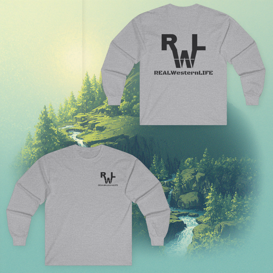 Unisex Cotton Long Sleeve Tee - Customize - Black Brand - Size 2XL - 5XL