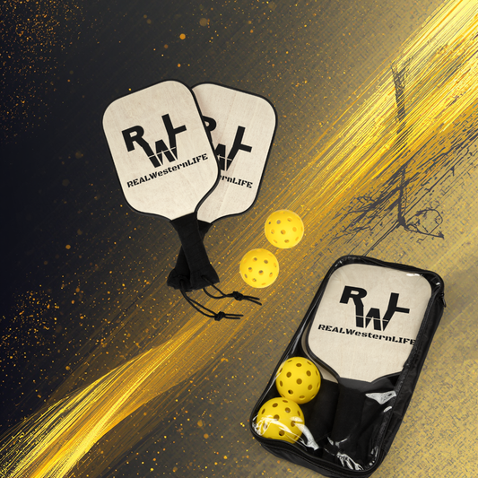 RWL - Pickleball Kit - Western Life Paddle Set with Balls