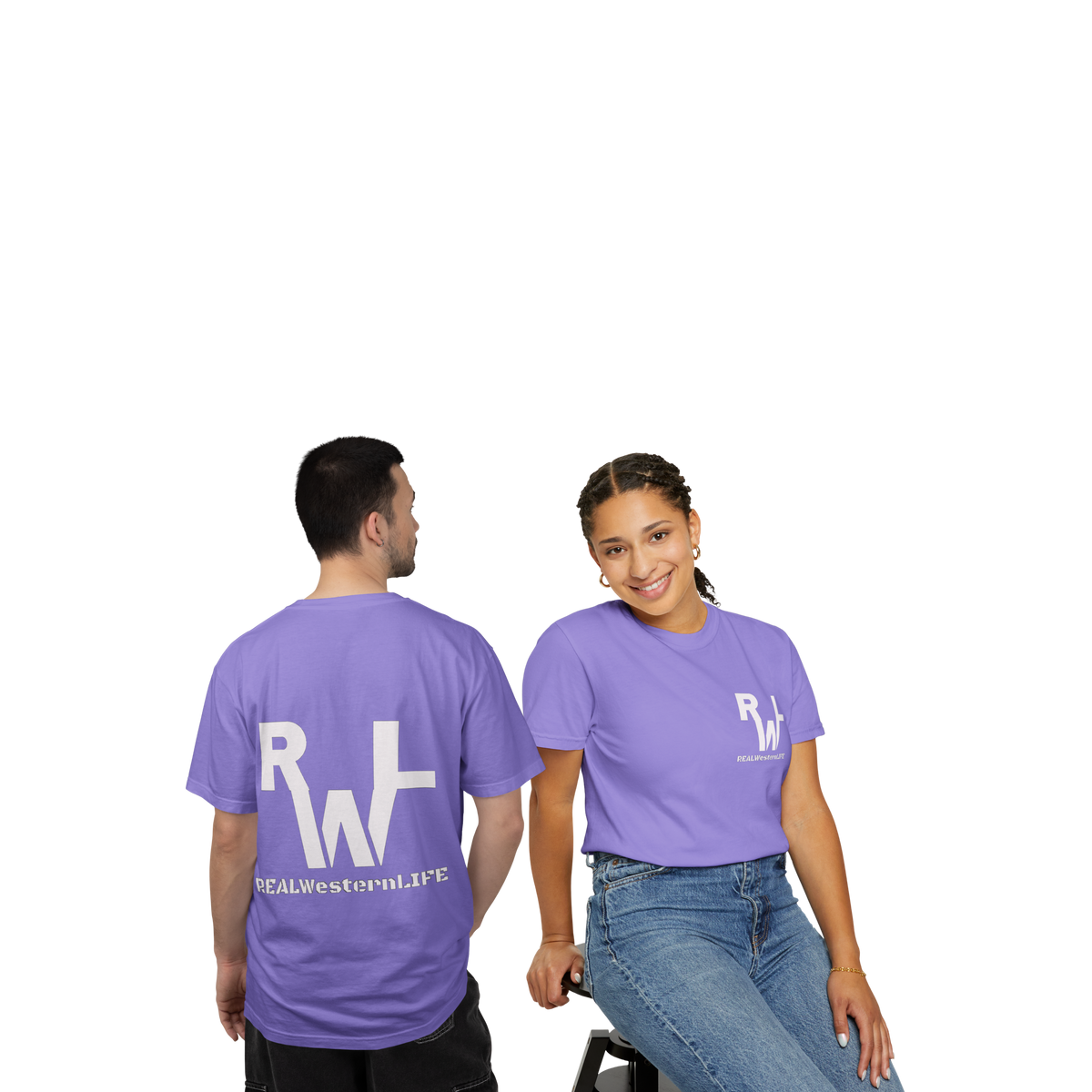 RWL- T-Shirt - White Brand - Sizes S - L - Customize