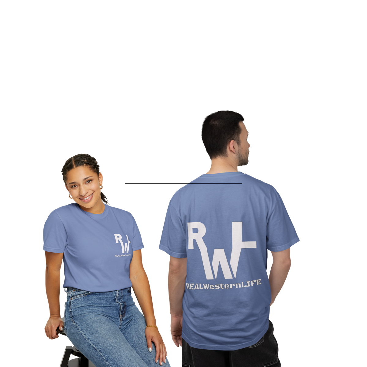 RWL- T-Shirt - White Brand - Sizes S - L - Customize