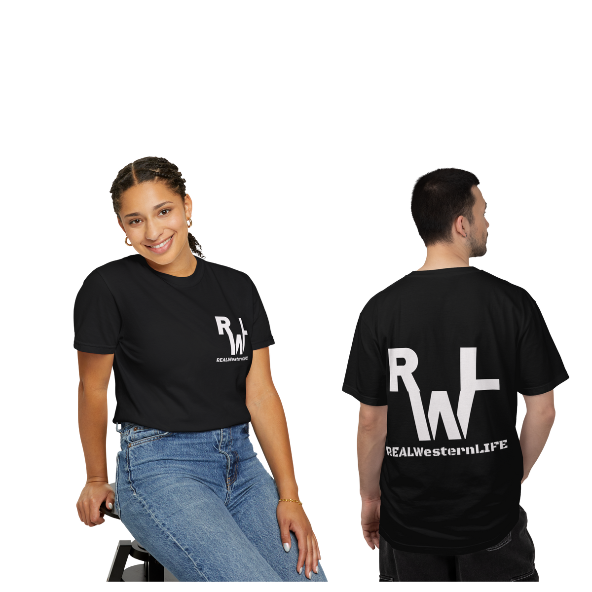 RWL- T-Shirt - White Brand - Sizes S - L - Customize