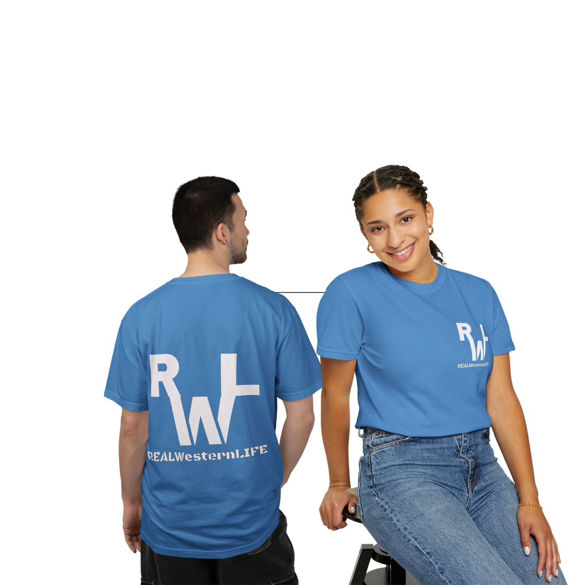 RWL- T-Shirt - White Brand - Sizes S - L - Customize