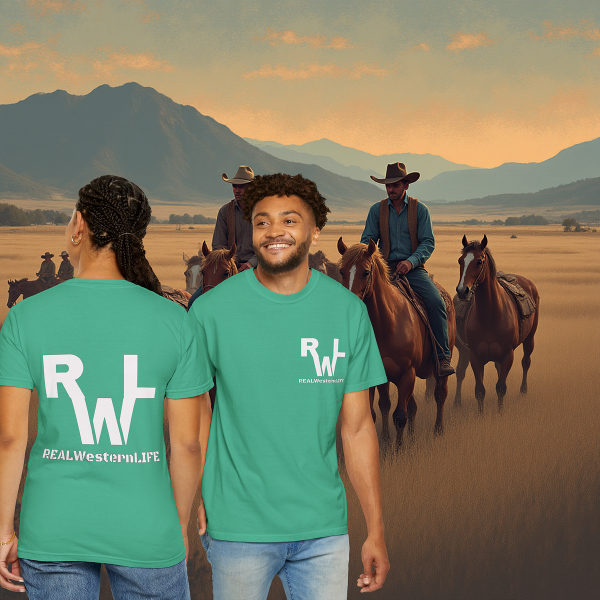 RWL- T-Shirt - White Brand - Sizes S - L - Customize