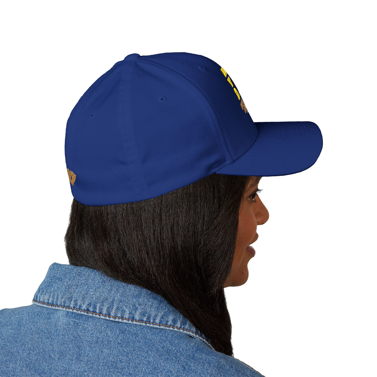 307 Wyoming Bison  - Closed-Back Structured Cap (Embroidery)