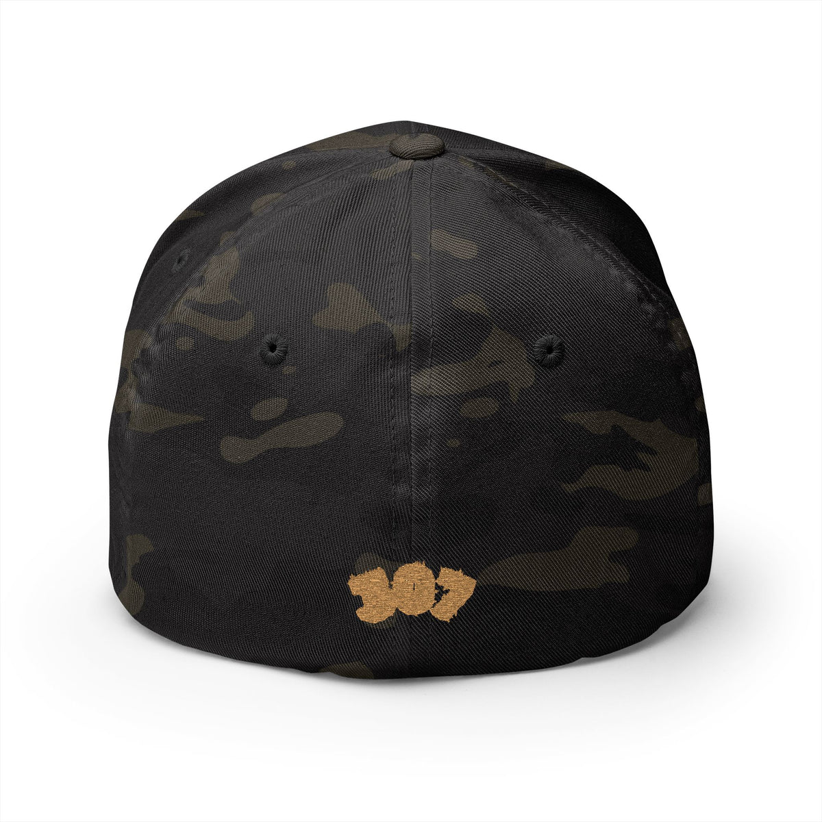 307 Wyoming Bison  - Closed-Back Structured Cap (Embroidery)