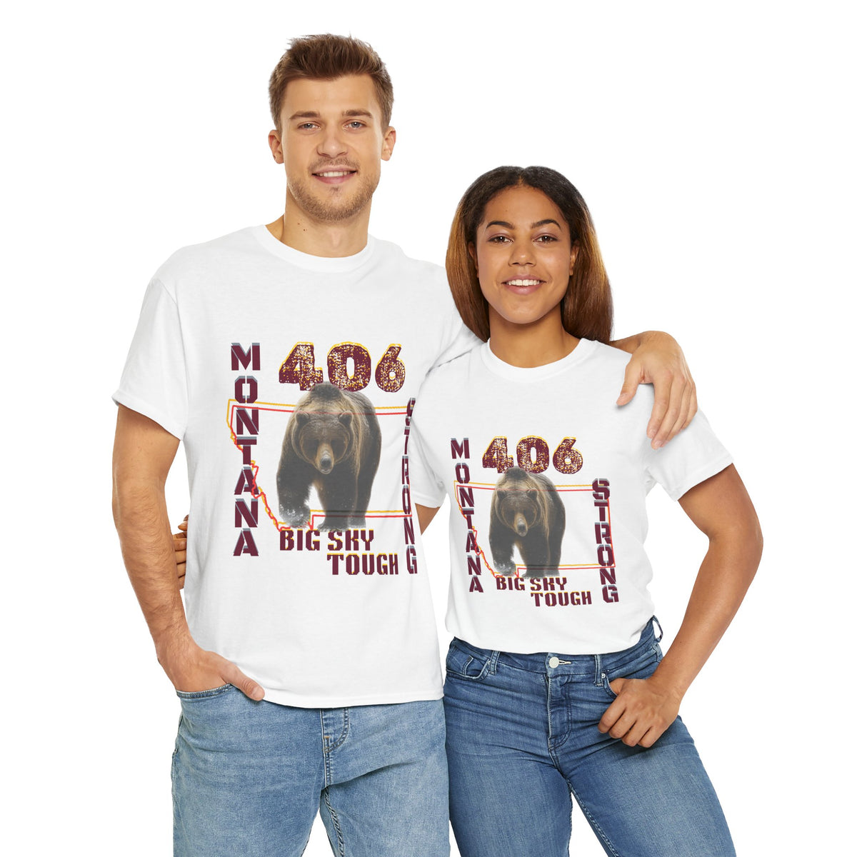 406 Montana Strong, Unisex T-Shirt LS
