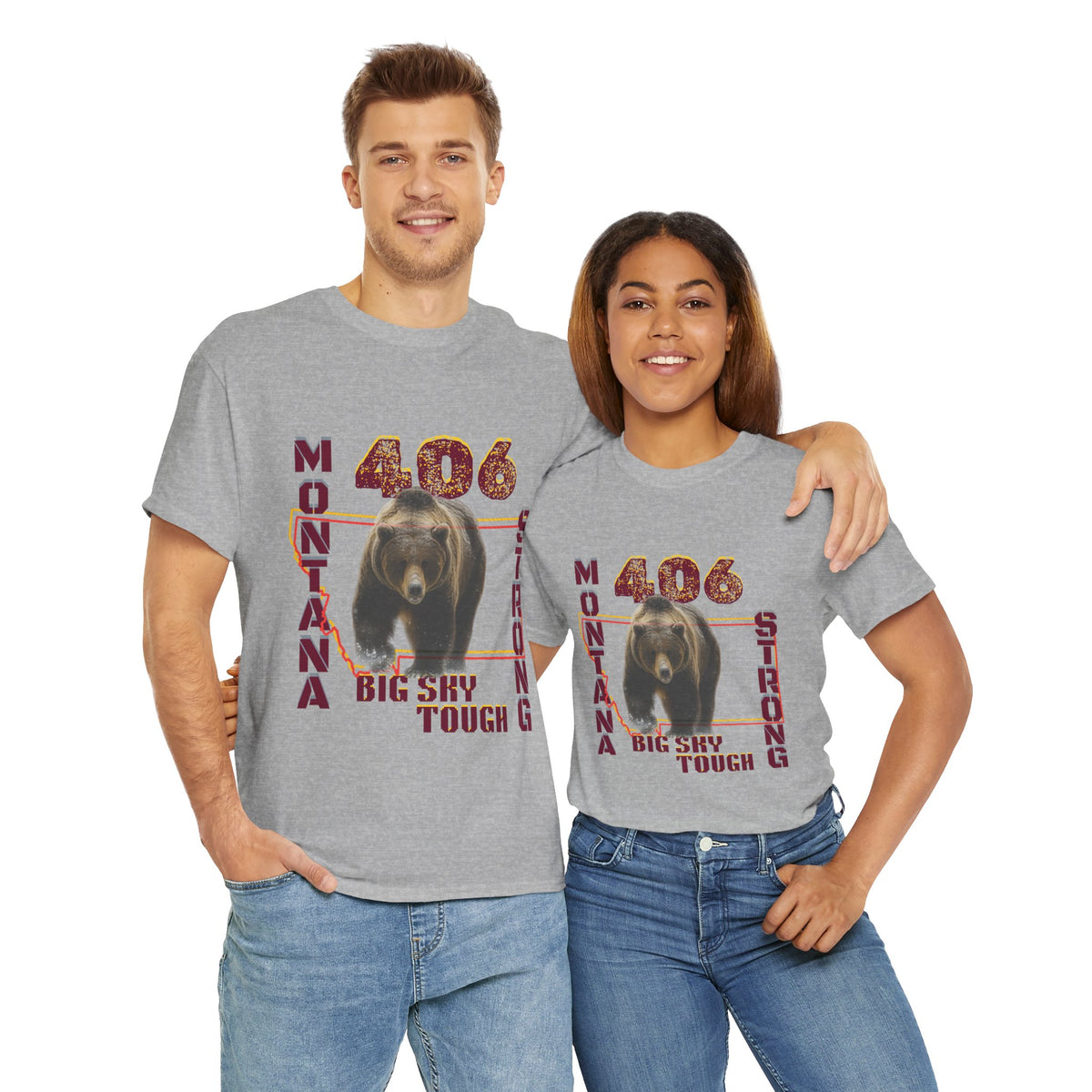 406 Montana Strong, Unisex T-Shirt LS