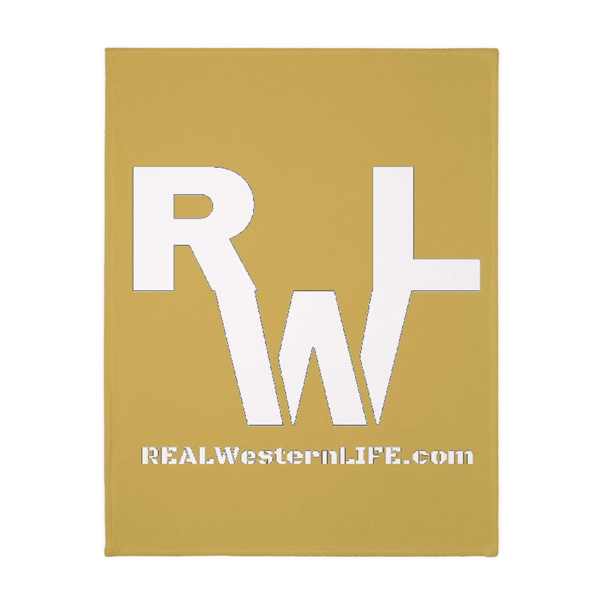 REAL Western LIFE Logo Microfiber Blanket