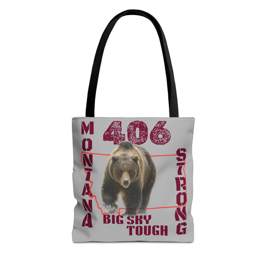 MT 406 - Montana Strong -  Tote Bag -