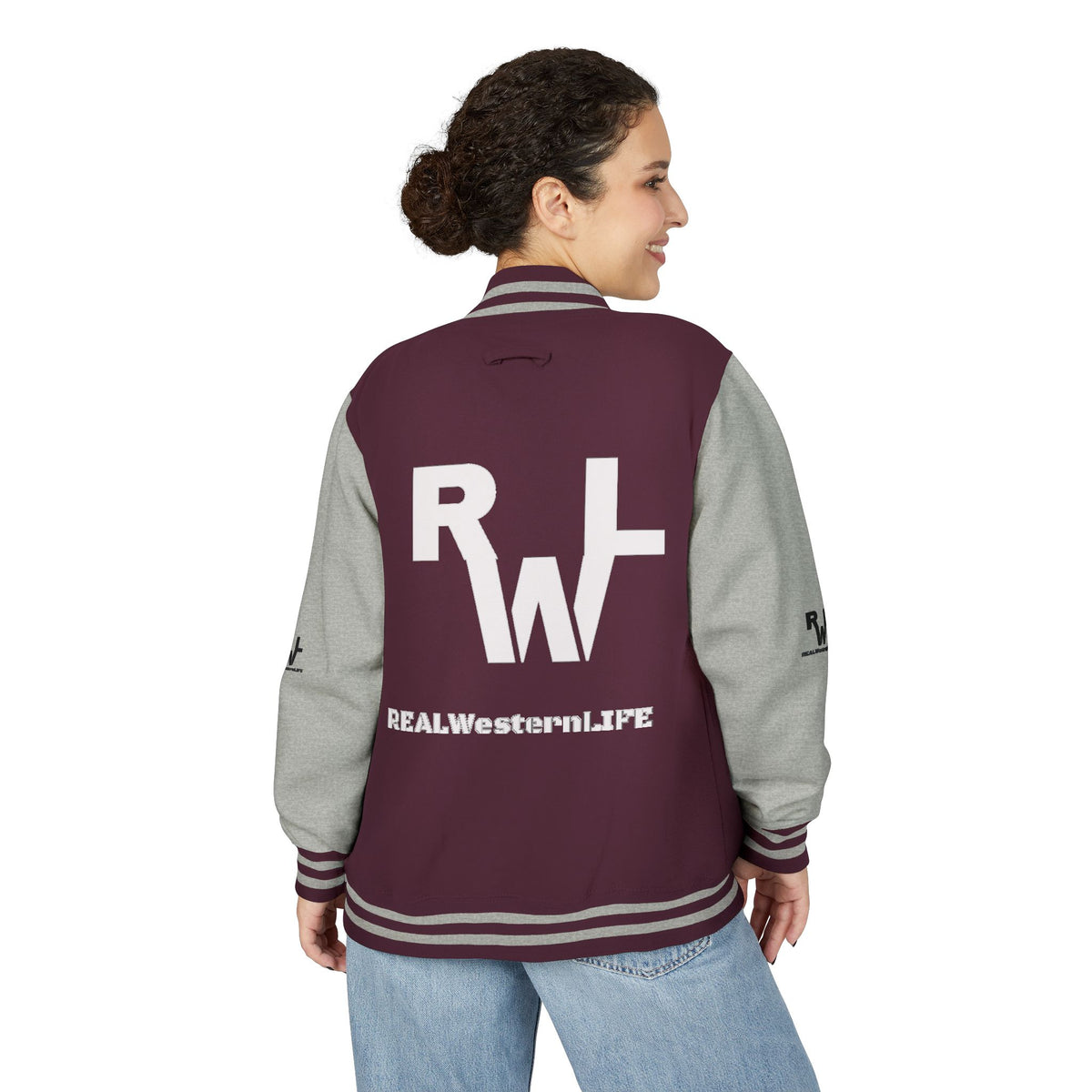 RW Real Western Life Letterman Jacket