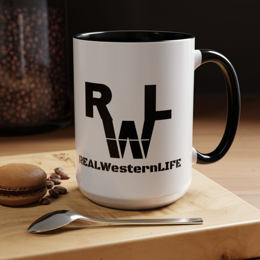 Real Western Life (RWL) - Accent Coffee Mug - Customize