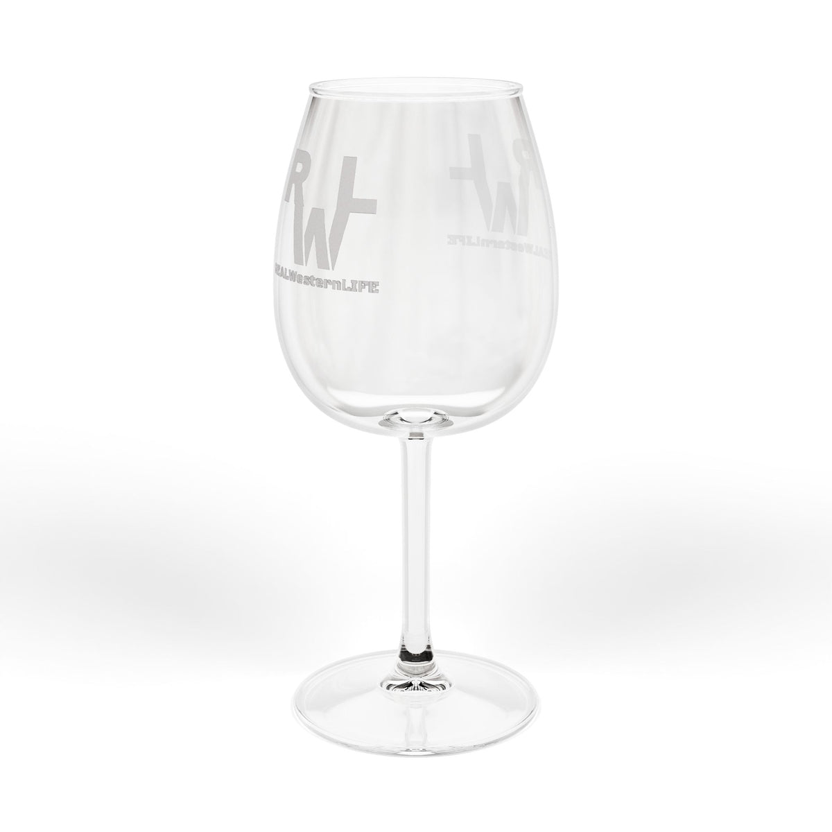 RWL - 12oz Etched Wine Glass — Stemmed Glassware - Customize - White Brand