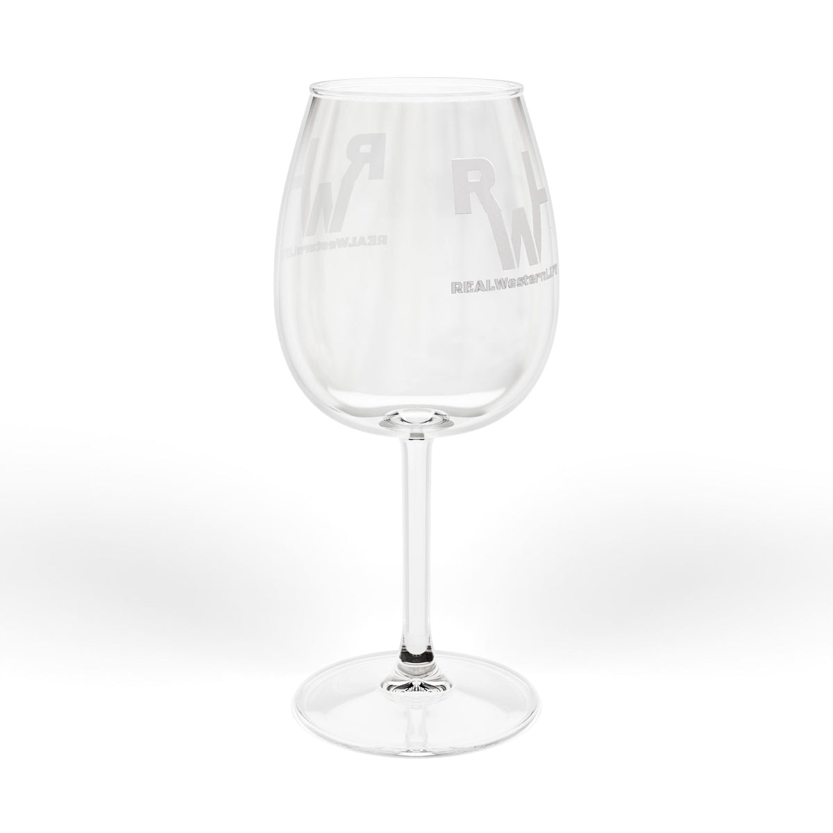 RWL - 12oz Etched Wine Glass — Stemmed Glassware - Customize - White Brand