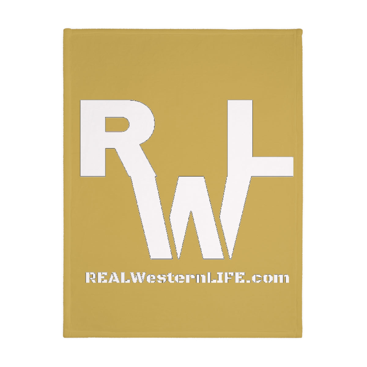 REAL Western LIFE Logo Microfiber Blanket