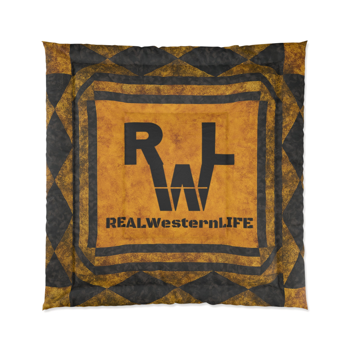 Rustic RWL Brand Comforter — Customize