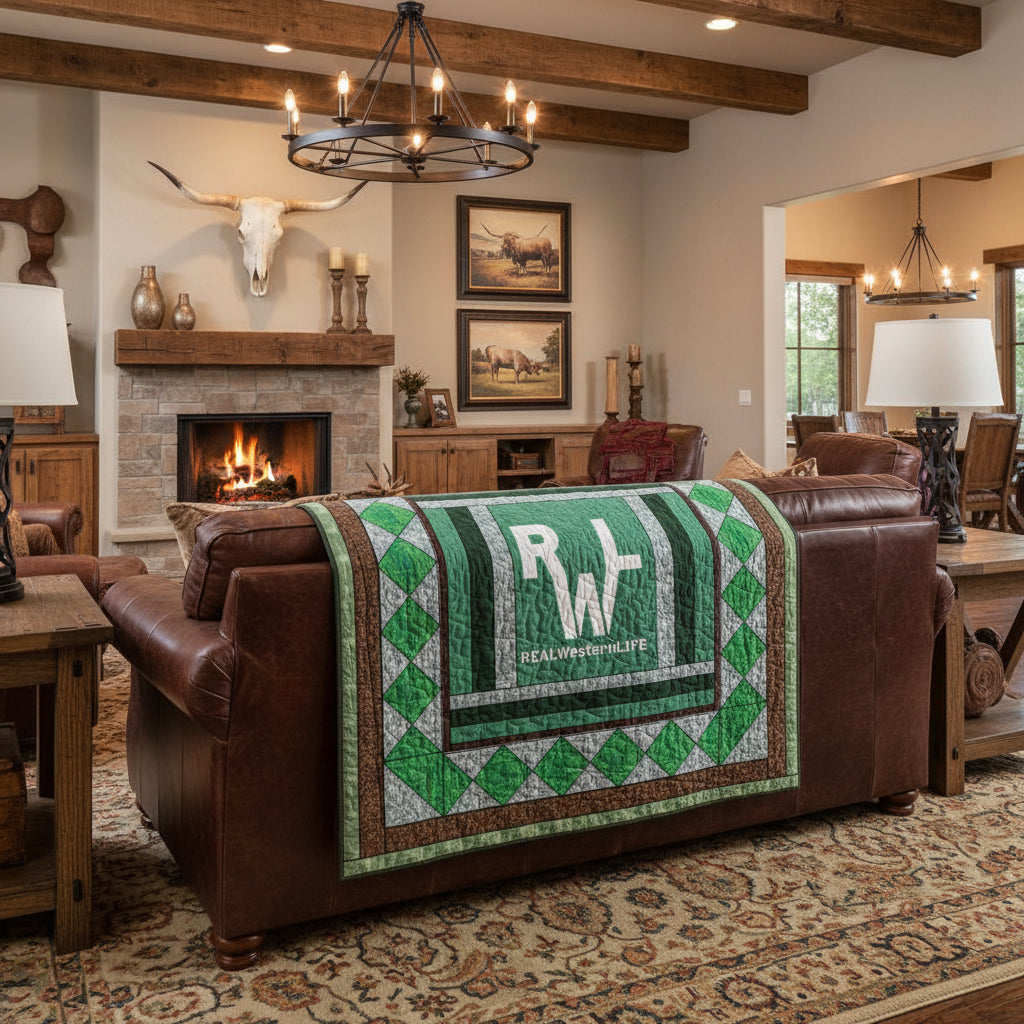Custom Ranch Brand Quilt – Choose Your Own Colors