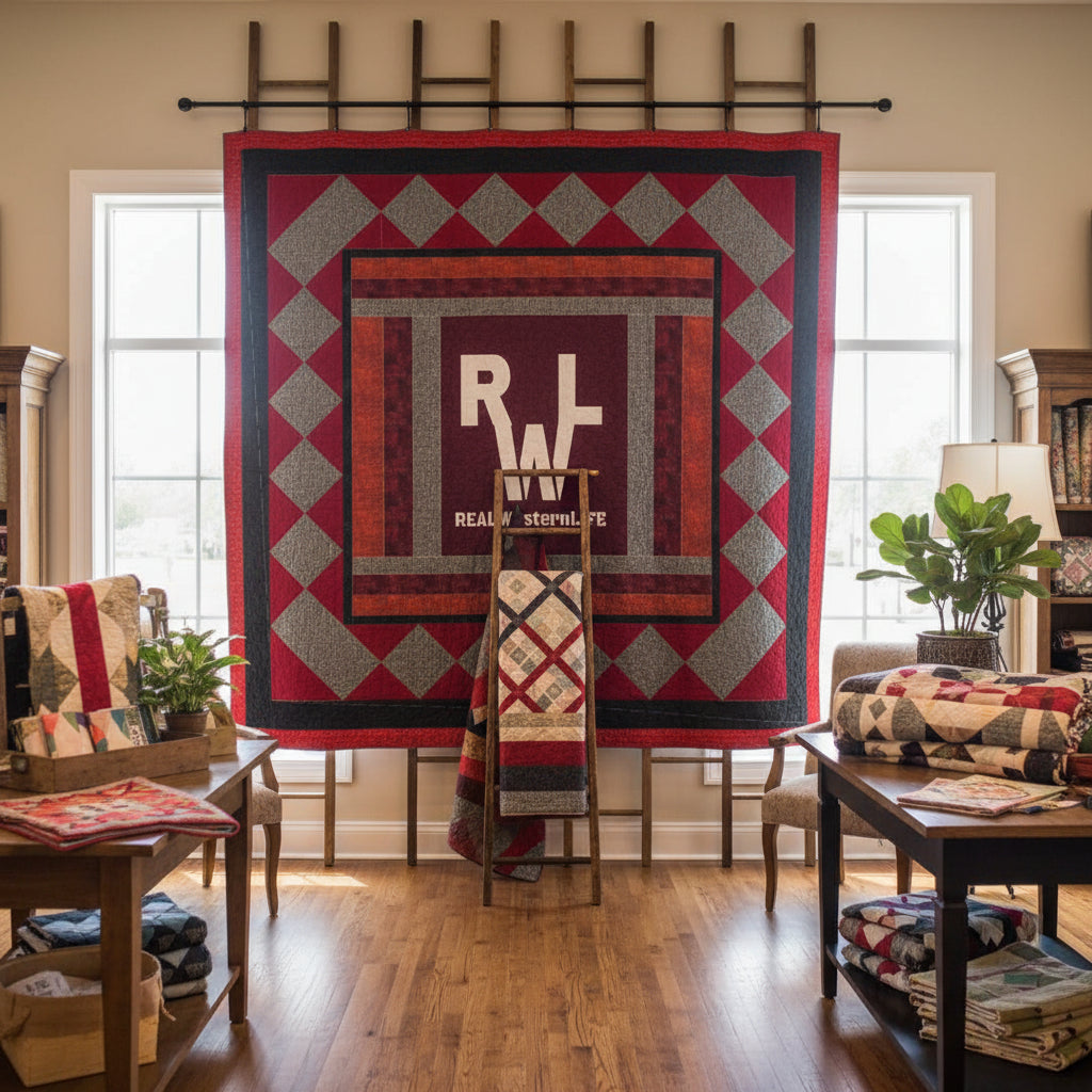 Custom Ranch Brand Quilt – Choose Your Own Colors